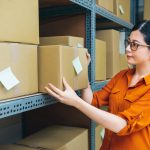 staff work in the storage and moving company